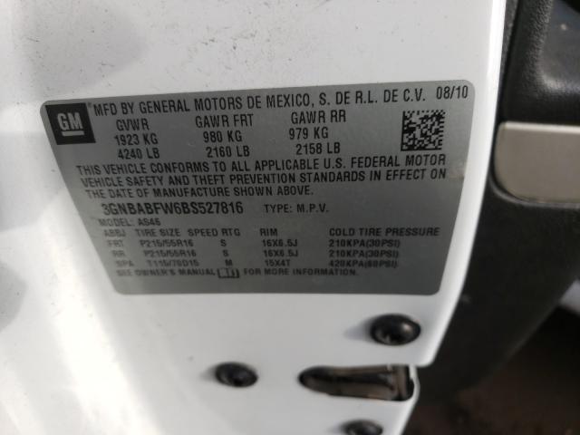 2011 CHEVROLET HHR LT 3GNBABFW6BS527816
