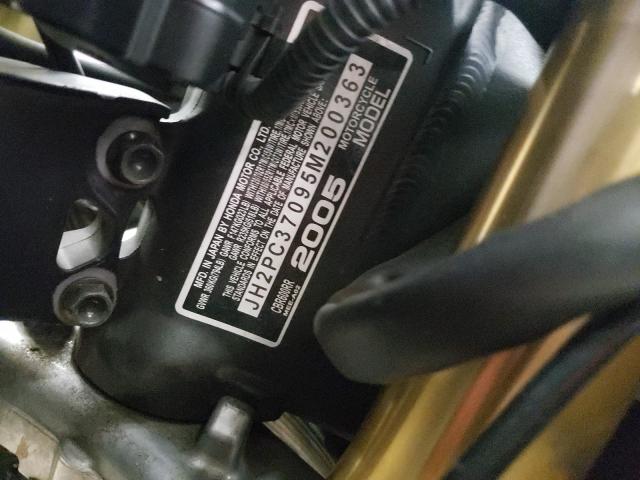 2005 HONDA CBR600 RR JH2PC37095M200363