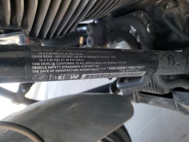 2014 HARLEY-DAVIDSON FLHX STREE 1HD1KBM17EB677831