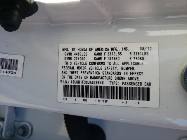 2018 ACURA TLX 19UUB1F39JA006640