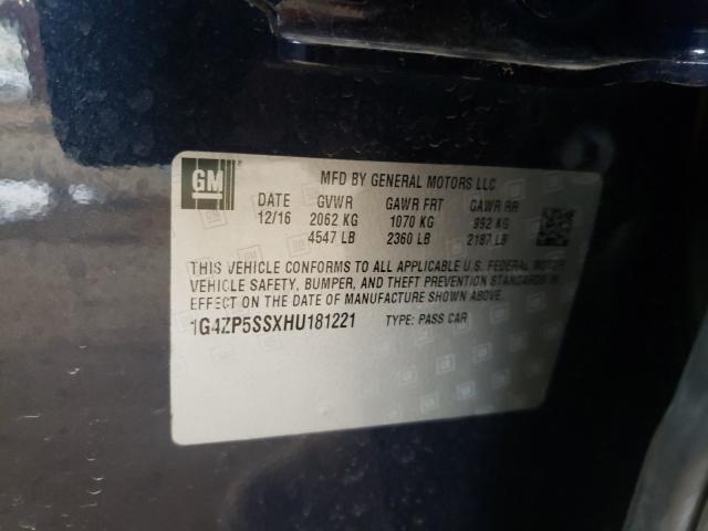 2017 BUICK LACROSSE E 1G4ZP5SSXHU181221