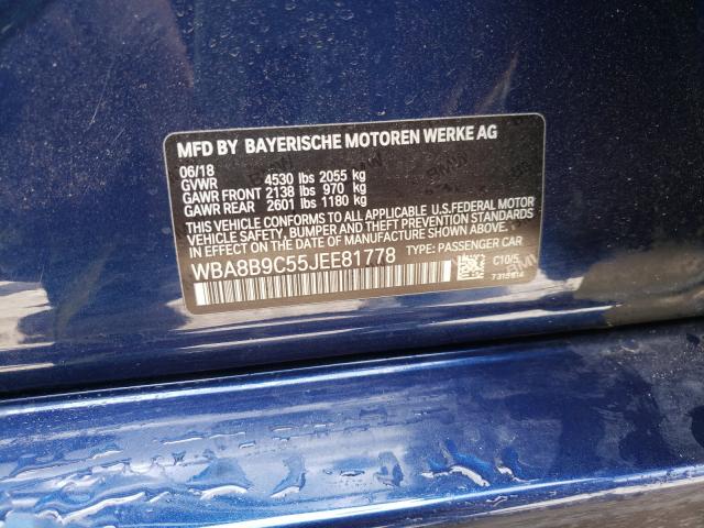 2018 BMW 330 I WBA8B9C55JEE81778