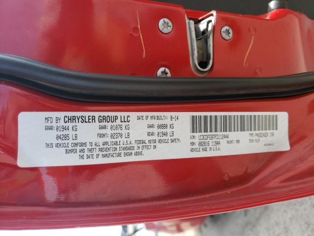 2015 DODGE DART GT 1C3CDFEB7FD112444