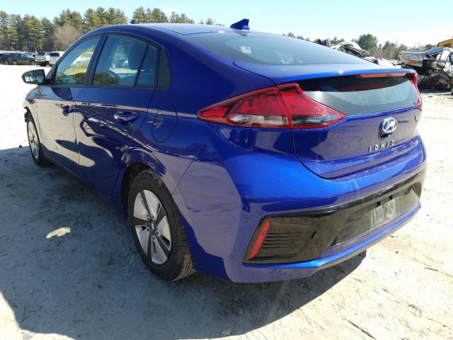 2019 HYUNDAI IONIQ BLUE KMHC65LC4KU180041