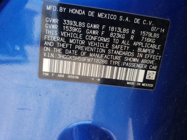 2015 HONDA FIT LX 3HGGK5H59FM718286