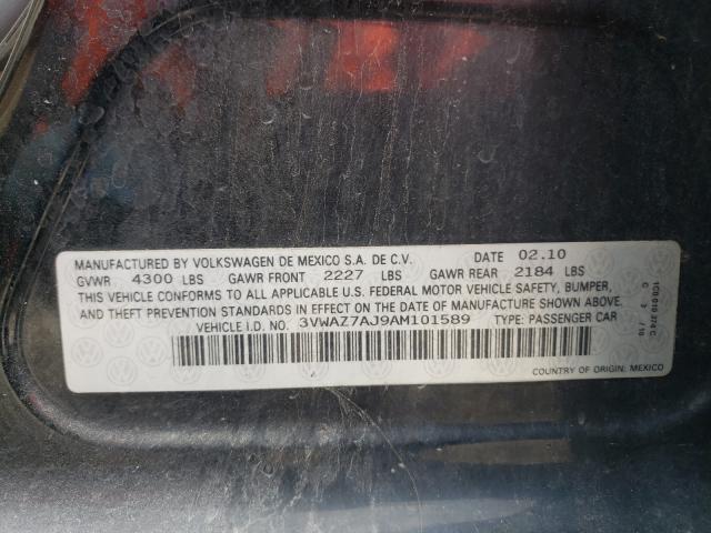 2010 VOLKSWAGEN JETTA LIMI 3VWAZ7AJ9AM101589