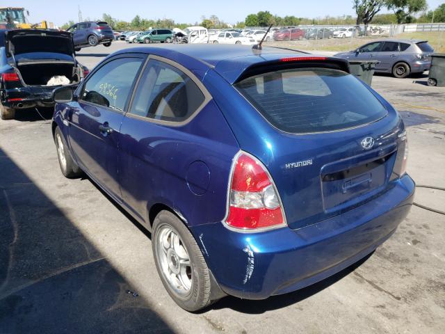2010 HYUNDAI ACCENT BLU KMHCM3AC2AU169549
