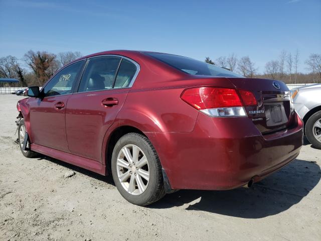 2010 SUBARU LEGACY 2.5 4S3BMBC66A3240050