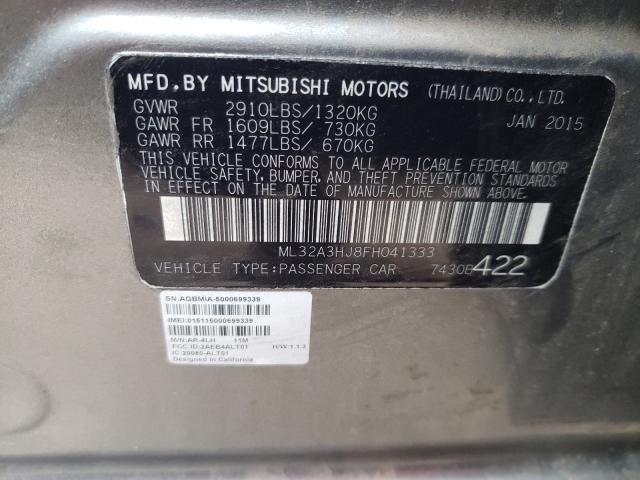 2015 MITSUBISHI MIRAGE DE ML32A3HJ8FH041333