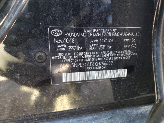 2019 HYUNDAI SONATA SE 5NPE24AF8KH756689