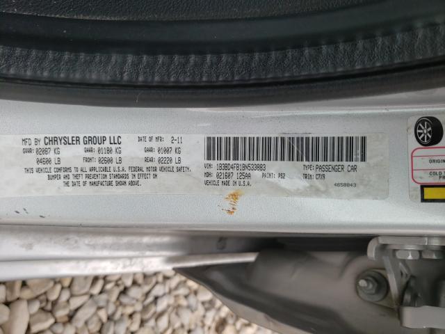 2011 DODGE AVENGER EX 1B3BD4FB1BN533883