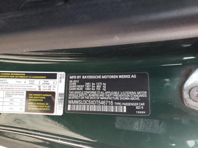 2013 MINI COOPER WMWSU3C5XDT546716