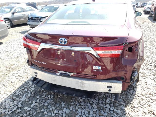 2014 TOYOTA AVALON HYB 4T1BD1EB1EU027104