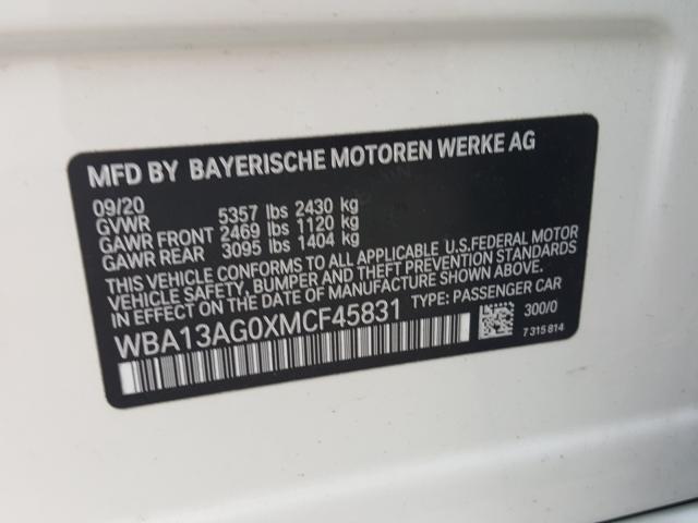 2021 BMW 530E WBA13AG0XMCF45831