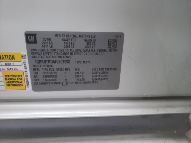 2015 GMC ACADIA DEN 1GKKRTKD4FJ207093