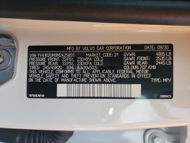 2021 VOLVO XC40 T5 R- YV4162UM9M2425851