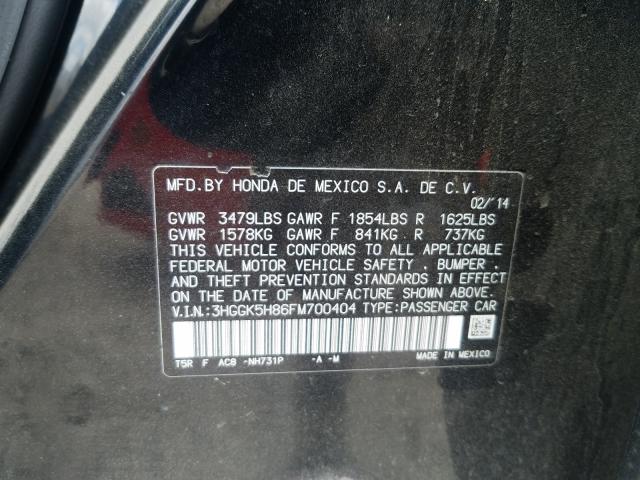 2015 HONDA FIT EX 3HGGK5H86FM700404