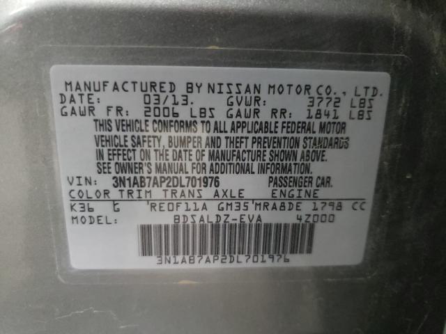 2013 NISSAN SENTRA 3N1AB7AP2DL701976