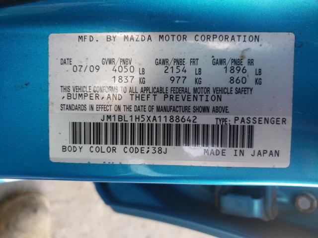 2010 MAZDA 3 S JM1BL1H5XA1188642