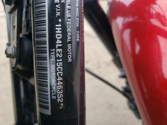 2012 HARLEY-DAVIDSON XL883 IRON 1HD4LE215CC446352