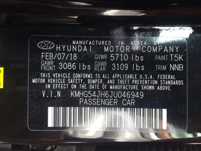 2018 GENESIS G90 ULTIMA KMHG54JH6JU046949
