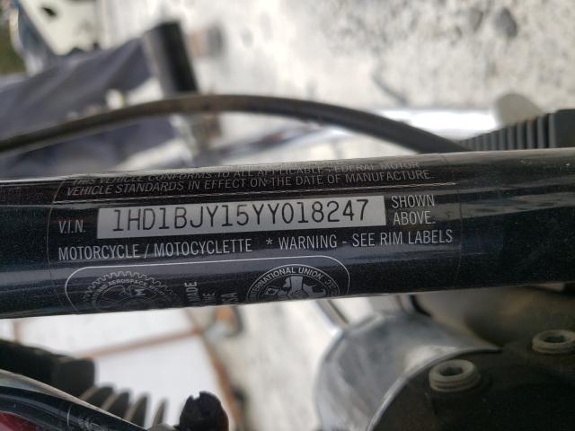 2000 HARLEY-DAVIDSON FLSTC 1HD1BJY15YY018247