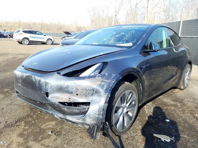 2021 TESLA MODEL Y 5YJYGDED5MF106128