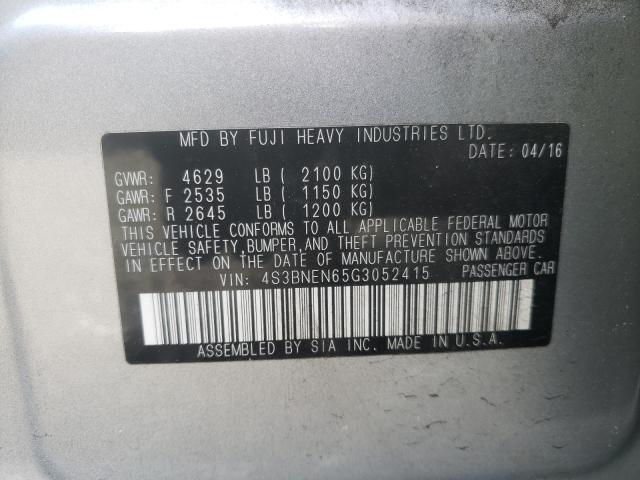 2016 SUBARU LEGACY 3.6 4S3BNEN65G3052415