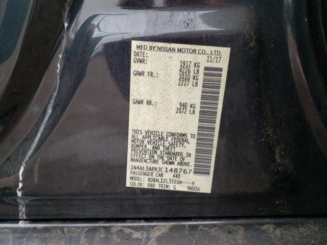 2018 NISSAN ALTIMA 2.5 1N4AL3APXJC148767