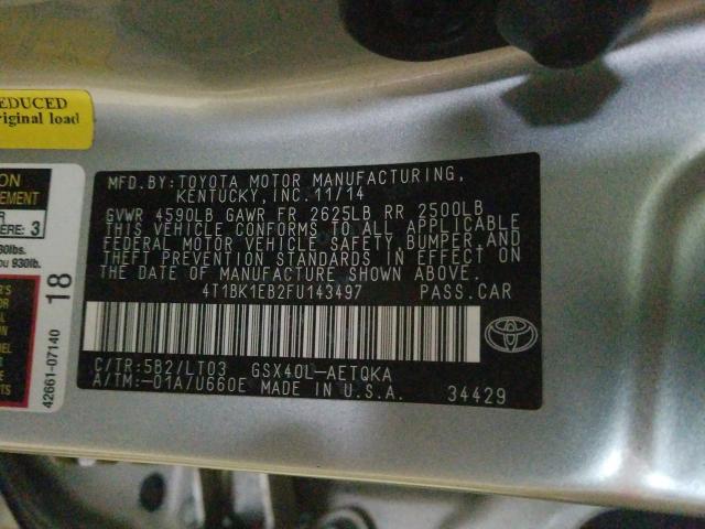 2015 TOYOTA AVALON XLE 4T1BK1EB2FU143497