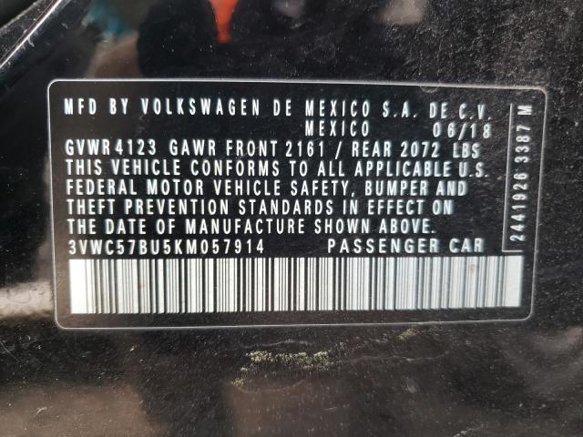 2019 VOLKSWAGEN JETTA S 3VWC57BU5KM057914