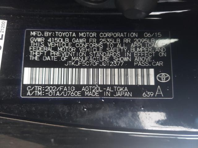 2015 TOYOTA SCION TC JTKJF5C70FJ012377