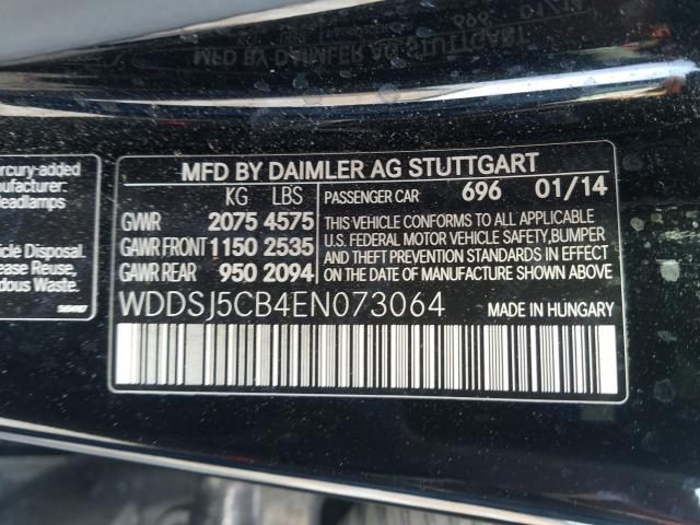 2014 MERCEDES-BENZ CLA 45 AMG WDDSJ5CB4EN073064