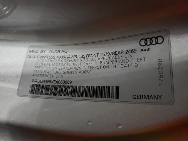 2014 AUDI S5 PREMIUM WAUCGAFRXEA068969