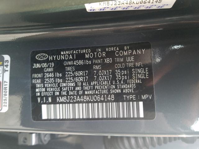 2019 HYUNDAI TUCSON SE KM8J23A48KU064148