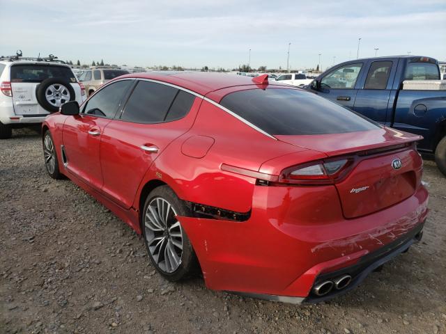 2019 KIA STINGER PR KNAE25LA6K6062498
