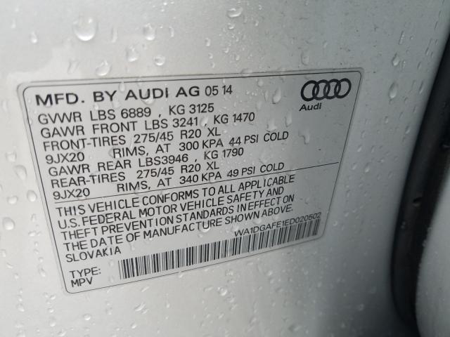 2014 AUDI Q7 PRESTIG WA1DGAFE1ED020502