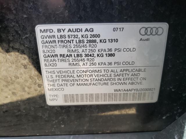 2018 AUDI SQ5 PREMIU WA1A4AFY0J2030921