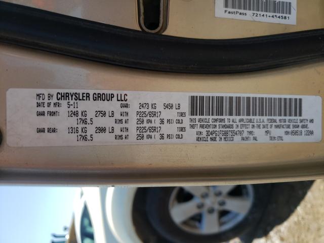 2011 DODGE JOURNEY MA 3D4PG1FG8BT554707