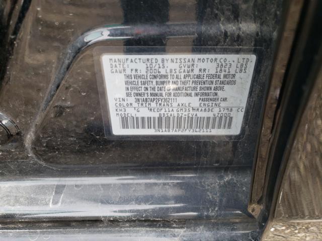 2015 NISSAN SENTRA S 3N1AB7AP2FY362111