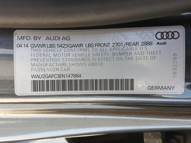 2014 AUDI A7 PRESTIG WAU2GAFC3EN147884
