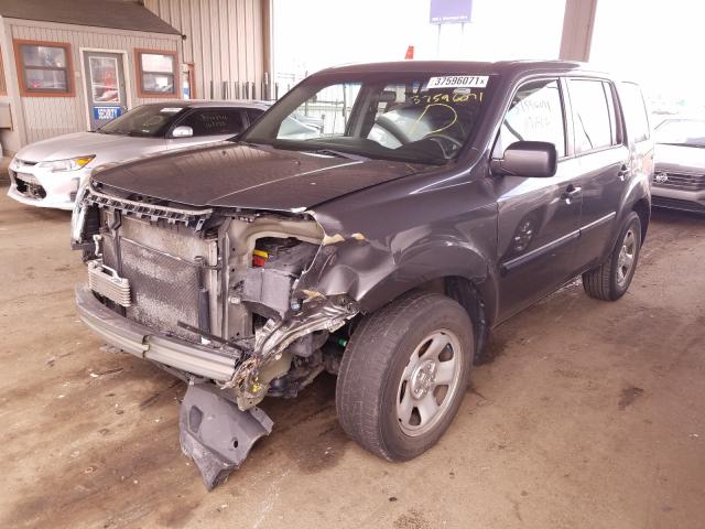 2011 HONDA PILOT LX 5FNYF4H22BB033973