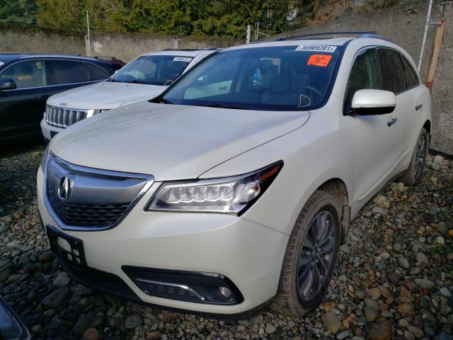 2014 ACURA MDX TECHNO 5FRYD4H49EB021023