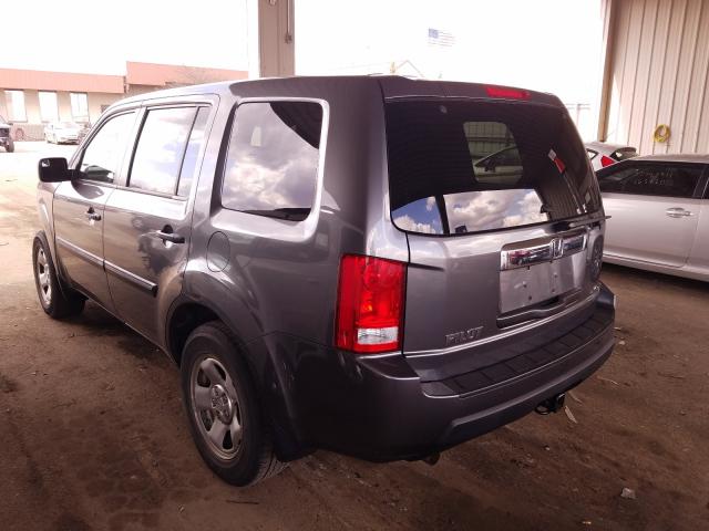 2011 HONDA PILOT LX 5FNYF4H22BB033973