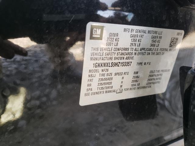 2017 GMC ACADIA DEN 1GKKNXLS9HZ153357