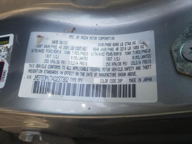 2010 MAZDA CX-9 JM3TB3MV7A0237382