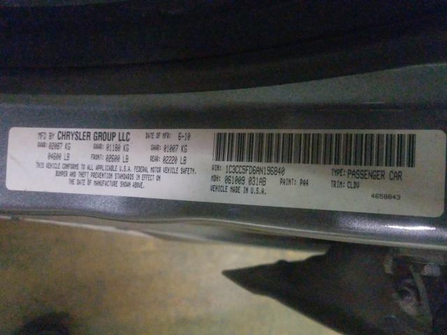 2010 CHRYSLER SEBRING LI 1C3CC5FD6AN196840