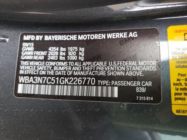 2016 BMW 428 I WBA3N7C51GK226770