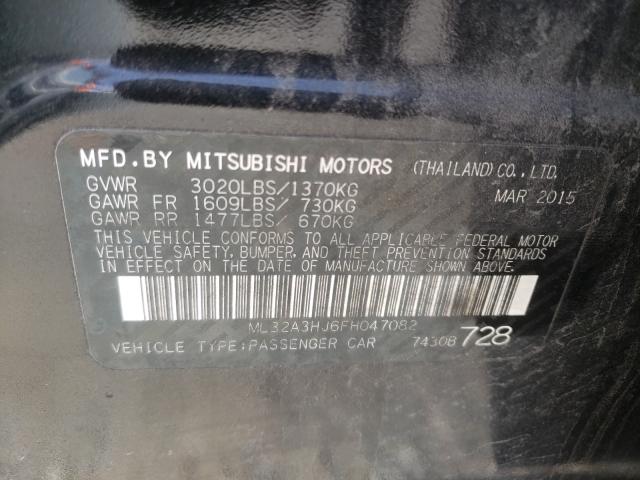 2015 MITSUBISHI MIRAGE DE ML32A3HJ6FH047082