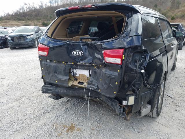 2016 KIA SEDONA SXL KNDME5C18G6173986